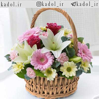 سبد گل در شیراز